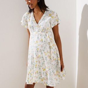 Beautiful LOFT Maternity Wrap Dress ~ Sz 8M